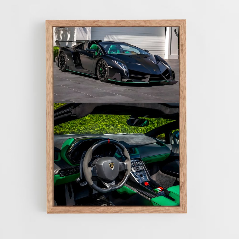 Poster Veneno Vitesse – affiche Lamborghini (vue 4)